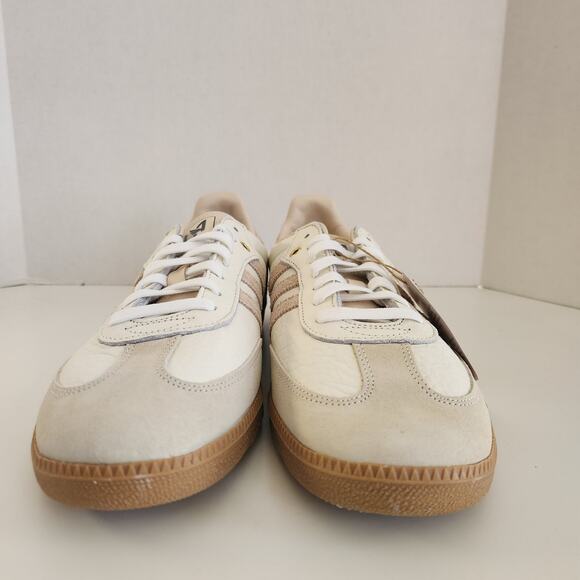 adidas Mens Samba 2.0 LAFC Lifestyle Sneaker, White Linen Gum, 12.5 Los Angeles